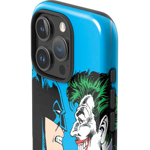 DC Comics The Joker vs Batman Vintage art iPhone 16 Pro Impact Case